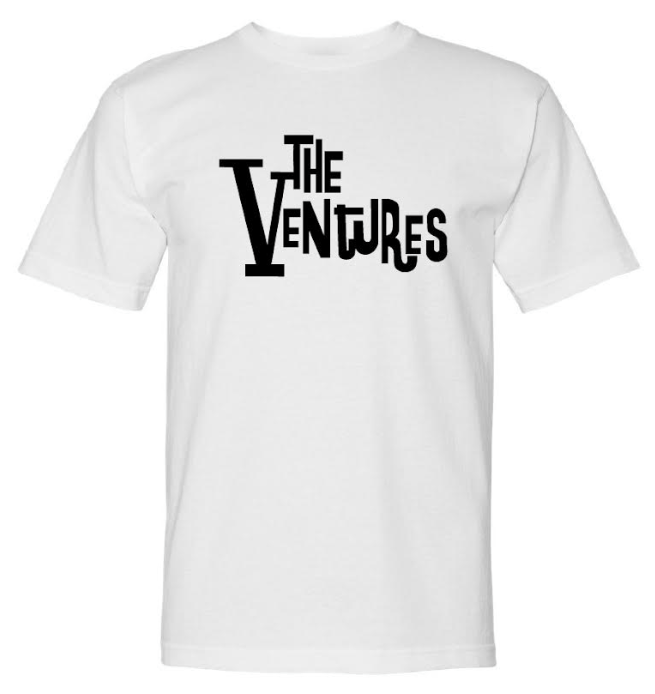 THE VENTURES LOGO TEE (BLACK)